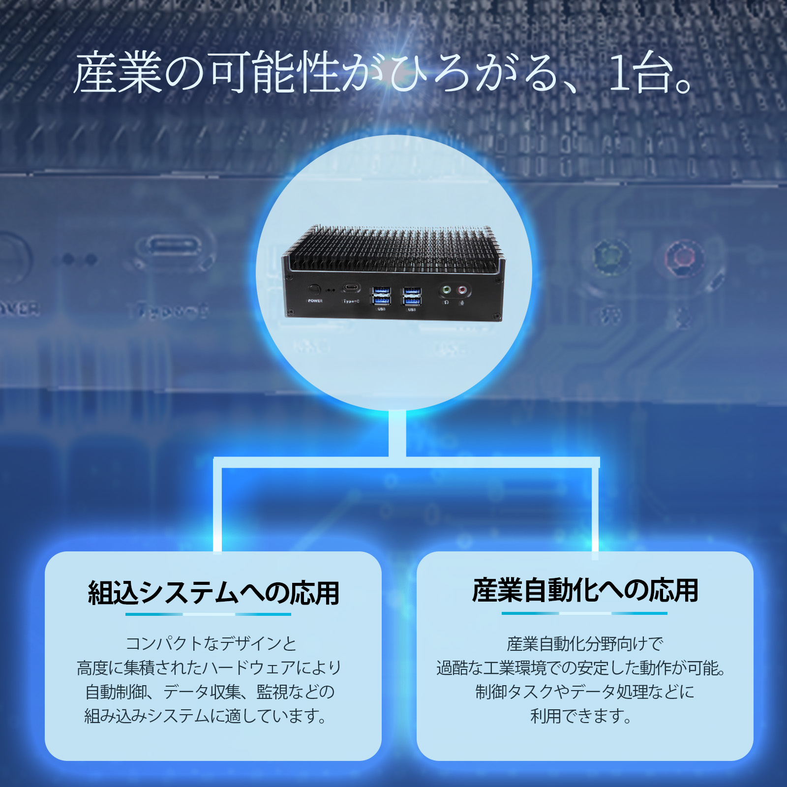 Skynew K12C 組込システム 産業自動化向け 省電力ファンレスPC